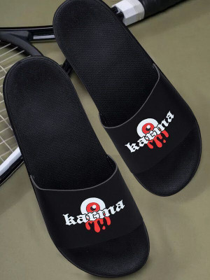 Cloker Men Flip Flops(Red , 8)