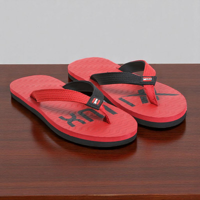 Hilux Men Slippers(Red , 10)