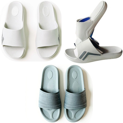 Plama Men Slides(Off White, White, Grey , 8)
