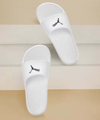 PUMA Men Slides(White , 9)