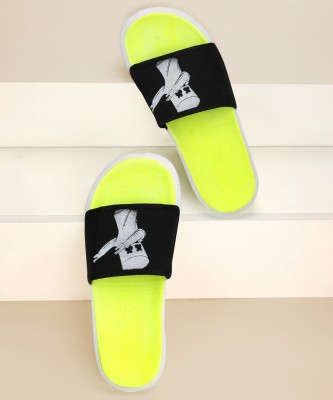 Layasa Men Slides(Green , 10)