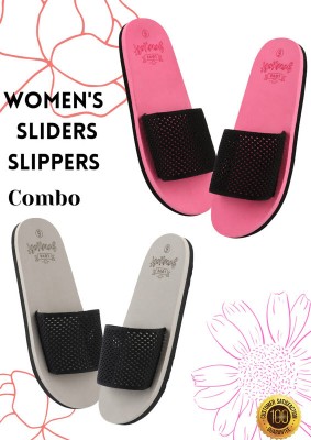 ADOBO Women Slides(Pink , 7)