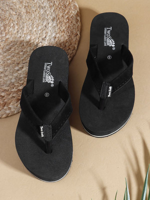 Flopsie Women Women Stylish Comfortable Slipper Lightweight extra soft Dailywear Slippers(Black , 8)