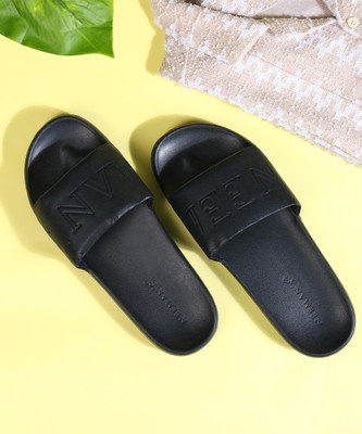 Neemans Men Slides(Black , 11)