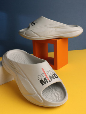 Bootco Men Slides(Grey , 6)