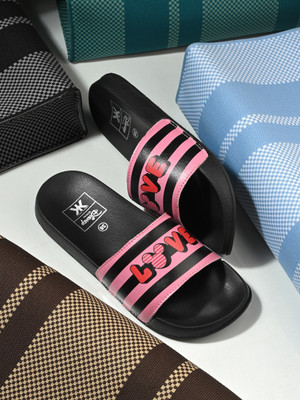 Kook N Keech Women Flip Flops(Pink , 6)