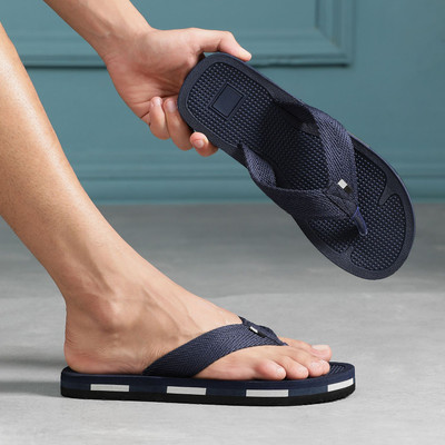 Vokline Men Slippers(Navy , 9)