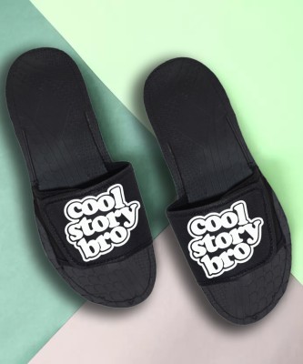 KANEGGYE Men Slides(Black , 9)