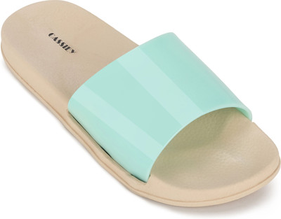 Cassiey Women Slides(Blue , 5)