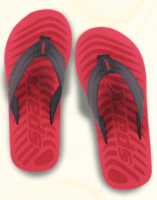 Sparx Men Flip Flops(Red , 7)