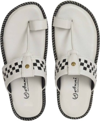 Men's Avenue Men Slides(White , 9)