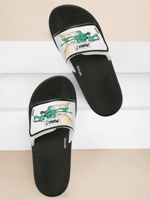 PUMA Men Softride Slide Super Puma Slides(Black , 8)