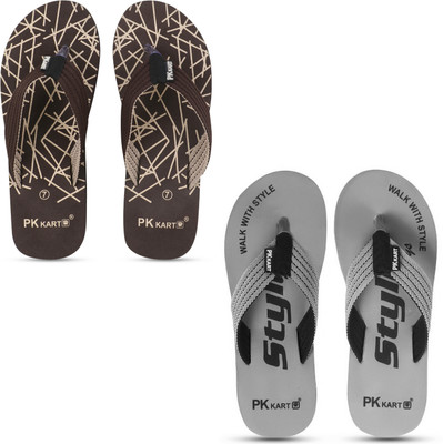 PKKART Men Slippers(Multicolor , 10)