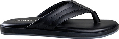 Neemans Men Flip Flops(Black , 11)