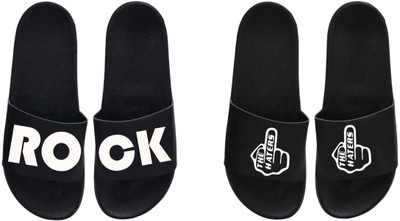 nvisan Men Slides(White, White , 7)