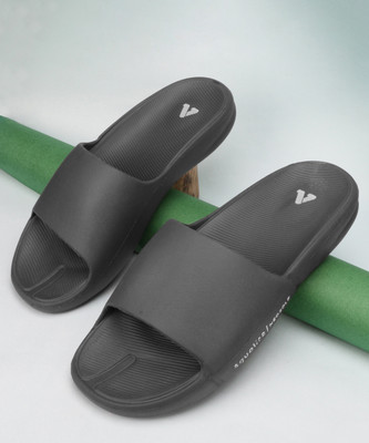 Aqualite Men Anti-Skid Slides(Grey , 7)