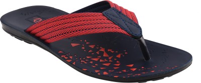 Pu-Pine Men Trending Stylish Flip Flops(Red , 9)