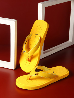 yoho Women ArchFlex Women ortho slippers with arch support |Soft Flip Flops(Yellow , 4)