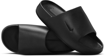 NIKE Women Slides(Black , 6.5)