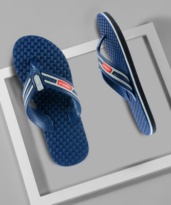 PODDAR Men Flip Flops(Blue , 9)