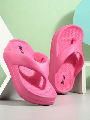 Footup Women Newly Launch | Classic Ultra Soft | Cushion | Comfortable|Premium|Stylish|Trendy Flip Flops(Pink , 5)