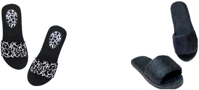 BOOMBEAUTY Women Slides(Multicolor , 4)