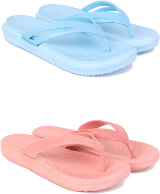 DRACKFOOT Women Slippers(Pink , 7)