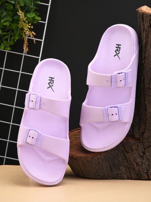 HRX by Hrithik Roshan Women Slides(Purple , 7)