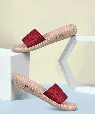 CAMPUS Women Slides(Red , 7)