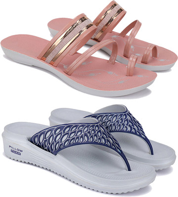 Earton Women Slides(Multicolor , 7)