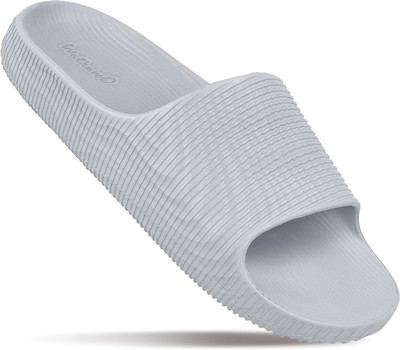 WALKAROO Men Slides(Grey , 6)
