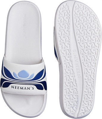Neemans Men Slides(White , 7)
