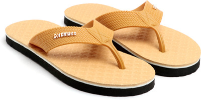 URBOBOX Men Flip Flops(Tan , 7)