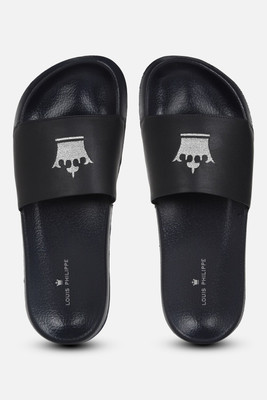 LOUIS PHILIPPE Men Slides(Black , 7)