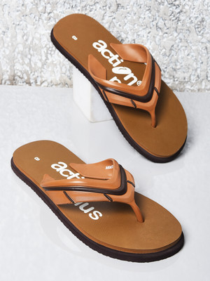 action Men Slippers(Tan , 9)