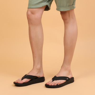 yoho Men Slippers(Black , 11)