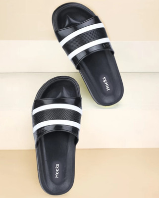 Hocks Men Slides(Black , 9)