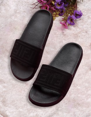 Pampy Angel Women Slides(Black , 8)