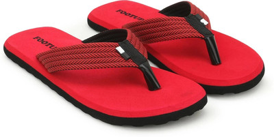 Footup Men Footup Comfortable|Ultra-Light|Stylish and Trendy|Flip Flops for Men Slippers(Red , 7)