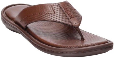 Fresco Italia Men Slippers(Brown , 8)