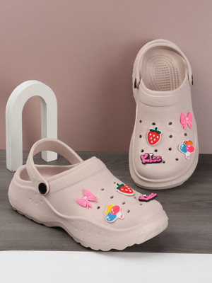 Zapatoz Women Clogs(Beige , 8)