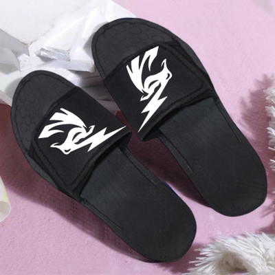 Kzaara Men Slides(Black , 8)