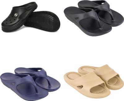 house of common Men Slides(Multicolor , 10)