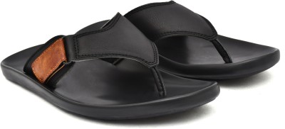 Venice Men Daily Use Outdoor Indoor Formal Office Home Ethnic Slippers(Black 7)
