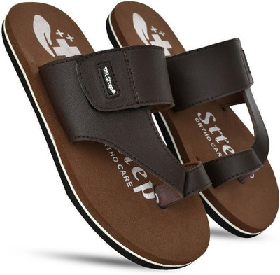 DR STTEP Men Slippers(Brown , 7)
