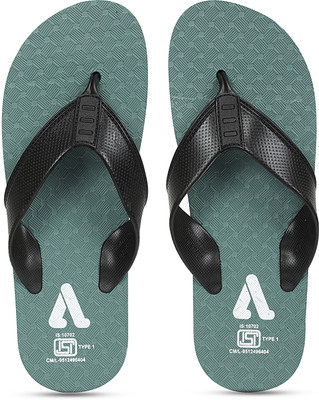 Aqualite Men Flip Flops(Green , 8)