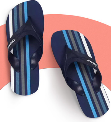 BAHAMAS Men Flip Flops(Blue , 10)
