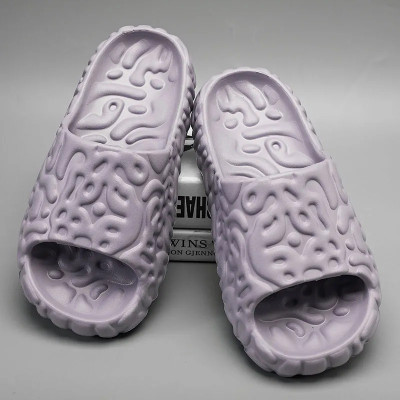 Pollo Loco Men Slides(Grey , 6)