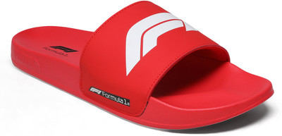 PUMA Men F1 Leadcat 2.0 Logo Slides(Red , 8)