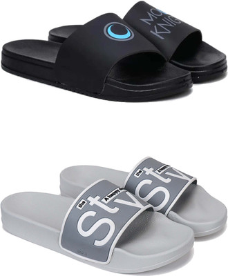 DRACKFOOT Men Slides(Multicolor , 9)
